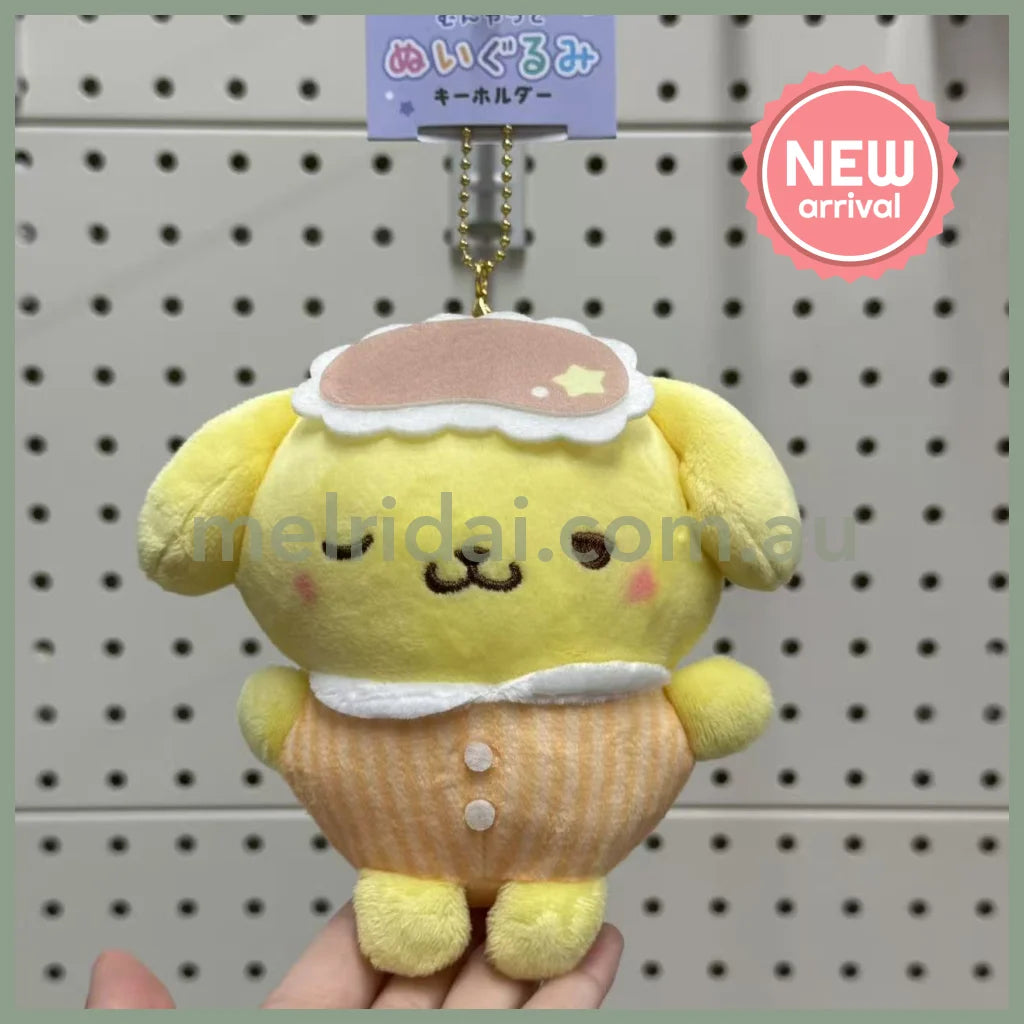 SANRIO x Crux | Pom Pom Purin Plush Keychain Bag Charm Mascot 190×160×70mm (Munyatto)