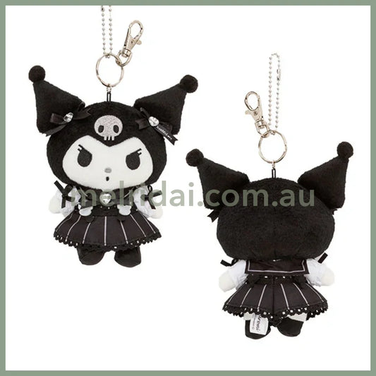 Sanrio X Dearmylove | Kuromi Mascot Holder Plush Keychain 12Cm Approx.