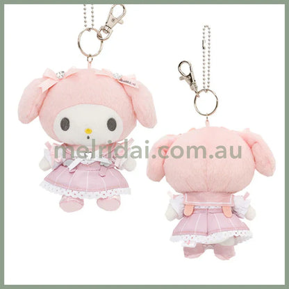 Sanrio X Dearmylove | My Melody Mascot Holder Plush Keychain 12Cm Approx. (Pink)