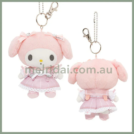 Sanrio X Dearmylove | My Melody Mascot Holder Plush Keychain 12Cm Approx. (Pink)