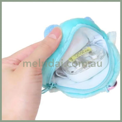 SANRIO x Marimo Craft Panshell | Hangyodon Face Mini Pouch with Carabiner 90x80x25mm