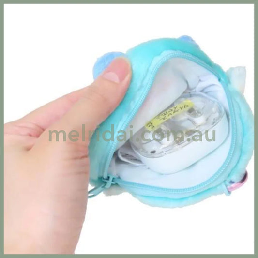 SANRIO x Marimo Craft Panshell | Hangyodon Face Mini Pouch with Carabiner 90x80x25mm