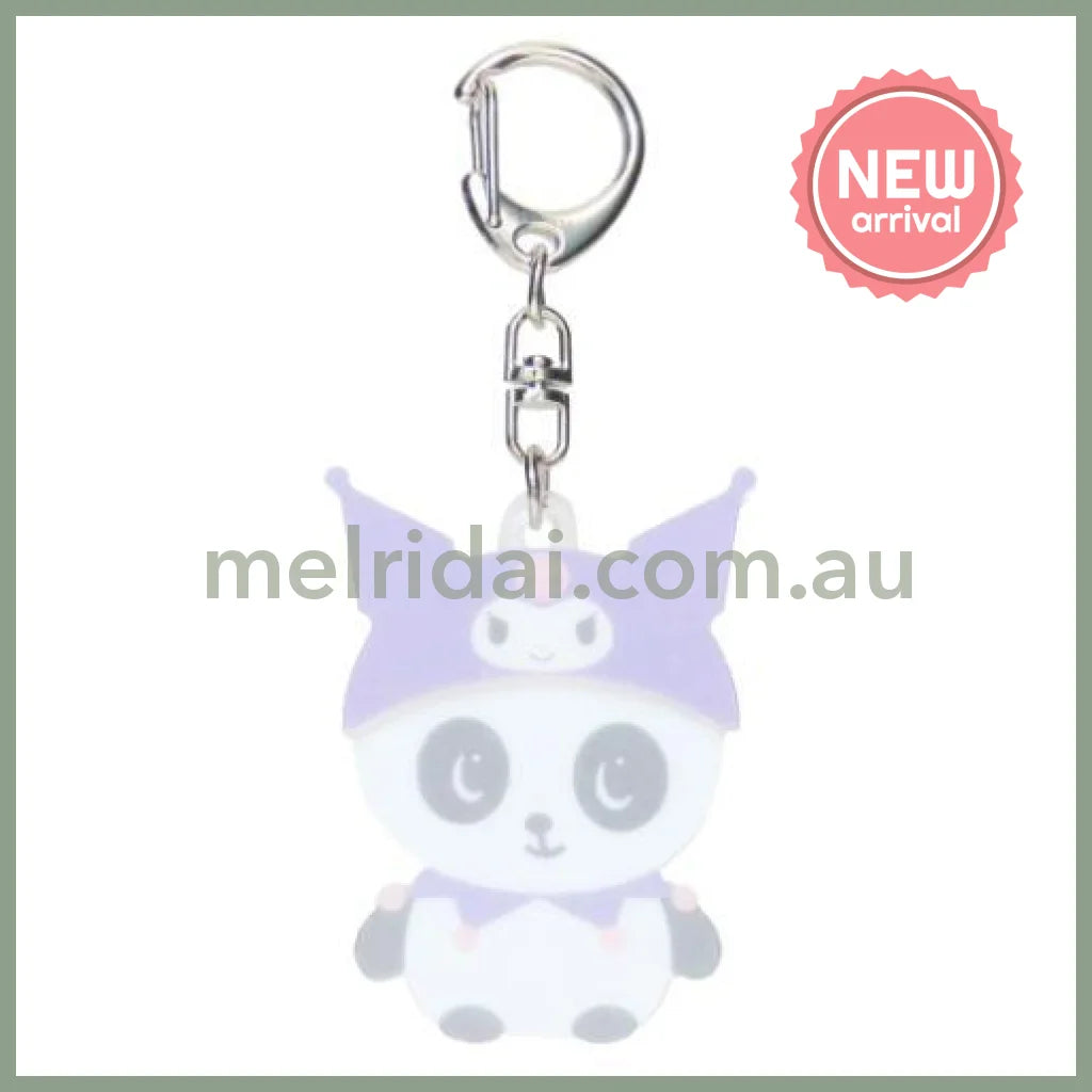 SANRIO x Marimo Craft Panshell | Kuromi Acrylic Keychain 57x155x7mm