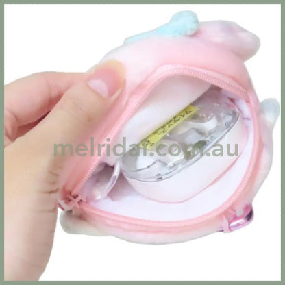 SANRIO x Marimo Craft Panshell | My Melody Face Mini Pouch with Carabiner 90x80x25mm