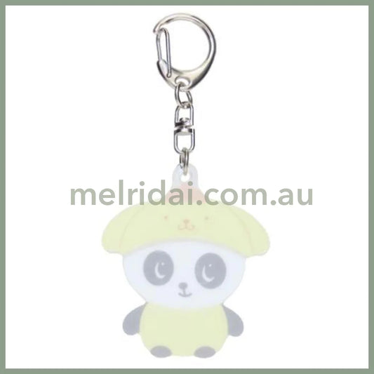 SANRIO x Marimo Craft Panshell | Pom Pom Purin Acrylic Keychain 57x155x7mm