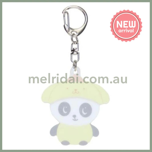 SANRIO x Marimo Craft Panshell | Pom Pom Purin Acrylic Keychain 57x155x7mm