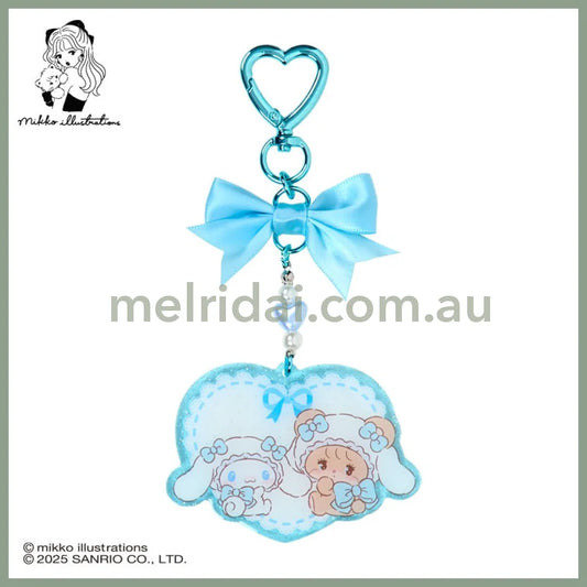 SANRIO x mikko illustrations | Cinnamoroll Acrylic Keychain 70×4×50mm