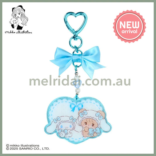 SANRIO x mikko illustrations | Cinnamoroll Acrylic Keychain 70×4×50mm