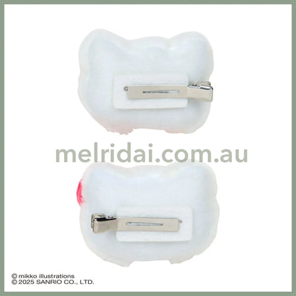SANRIO x mikko illustrations | Hello Kitty Hair Clip Set 70×40×50mm