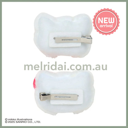 SANRIO x mikko illustrations | Hello Kitty Hair Clip Set 70×40×50mm