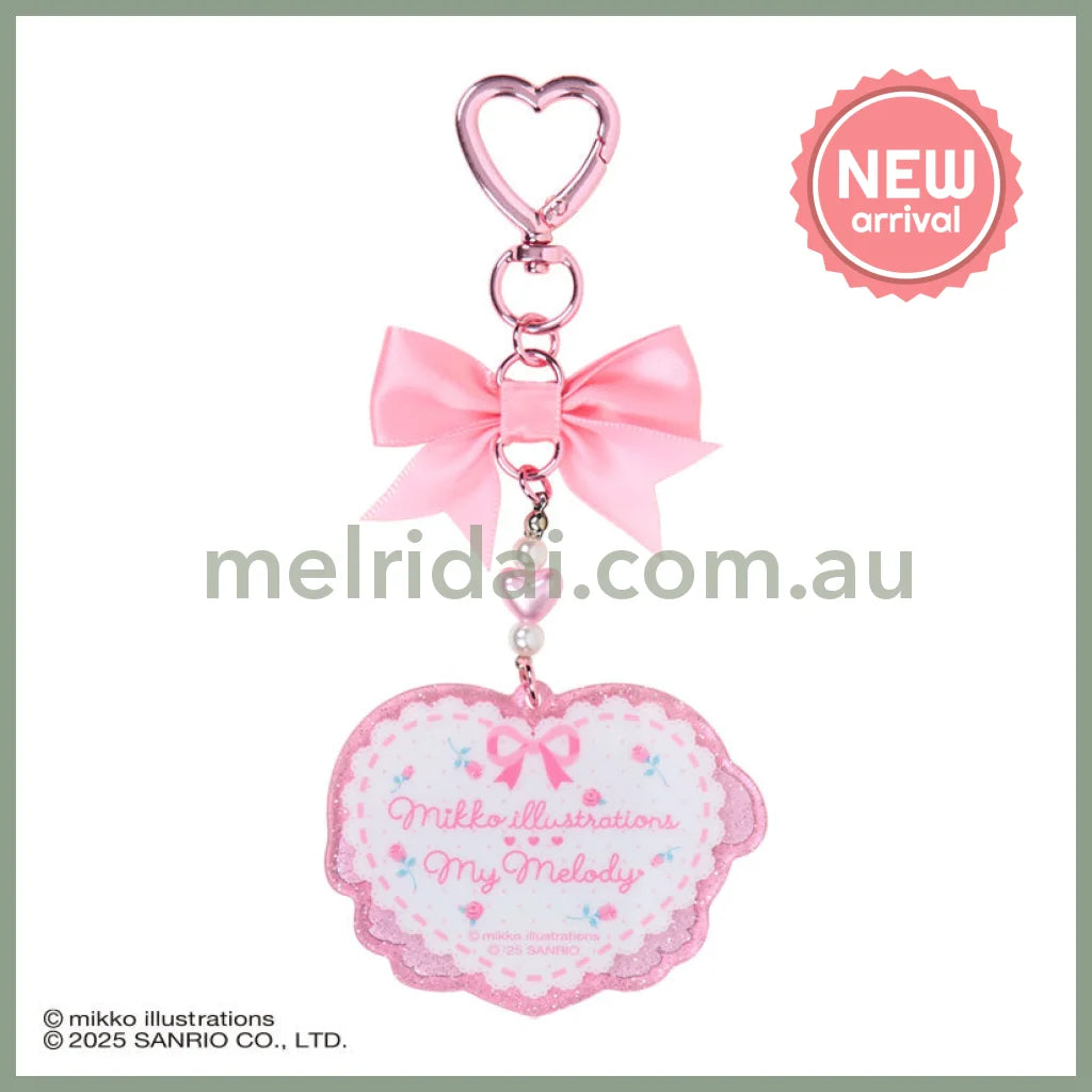 SANRIO x mikko illustrations | My Melody Acrylic Keychain 70×4×50mm