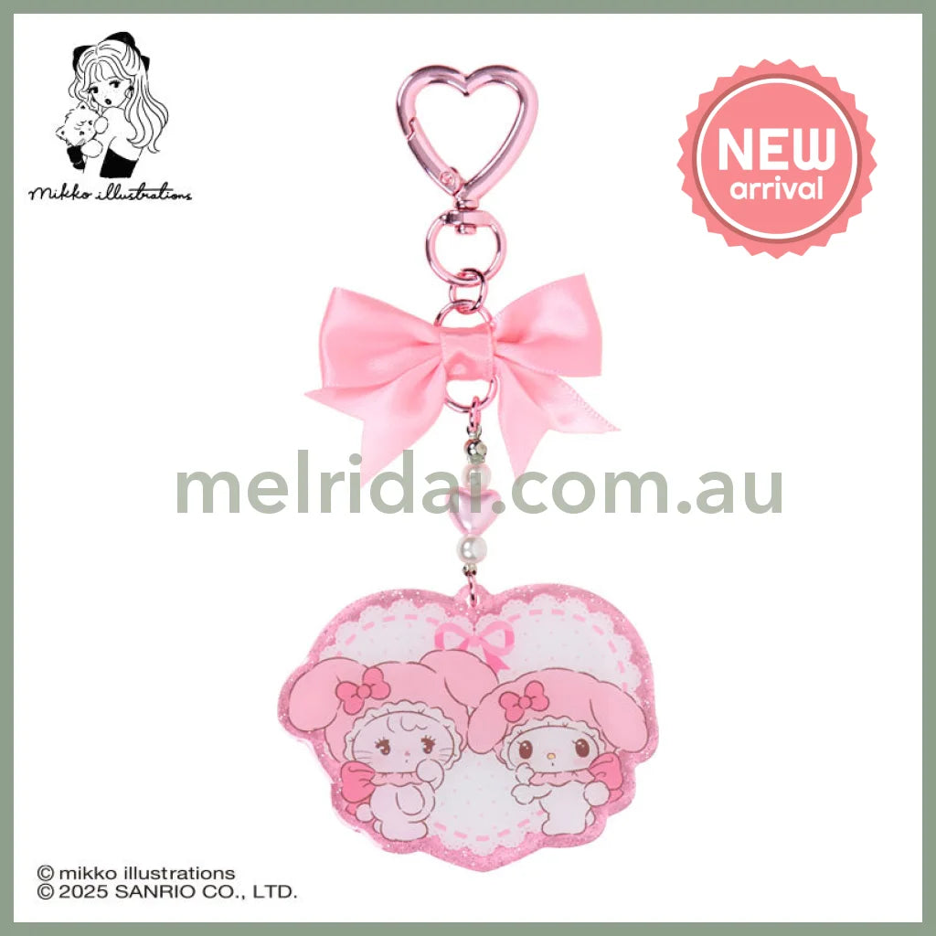SANRIO x mikko illustrations | My Melody Acrylic Keychain 70×4×50mm