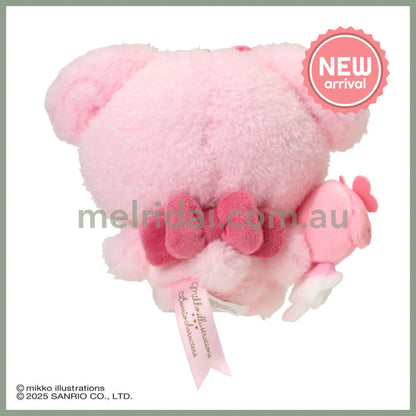 SANRIO x mikko illustrations | My Melody Mascot Holder Bag Charm Plush Keychain 180×40×130mm