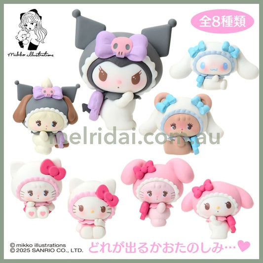 SANRIO x mikko illustrations | Secret Mascot Figure Blind Box 53×40×59mm (Order 8 for a complete box)