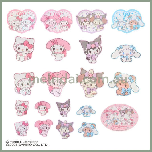 SANRIO x mikko illustrations | Sticker Set 120×5×120mm