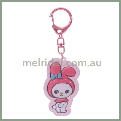 Sanrio X Swimmer | Key Holder Keychain 49X57X10Mm 美乐蒂My Melody