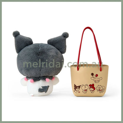 Sanrio x SWIMMER | Plush Toy Plush Doll with Bag (Kuromi)