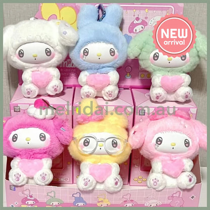【Pre-Order】SANRIO x TOP TOY | My Melody 50th Anniversary Milk Candy Series Plush Keychain Blind Box