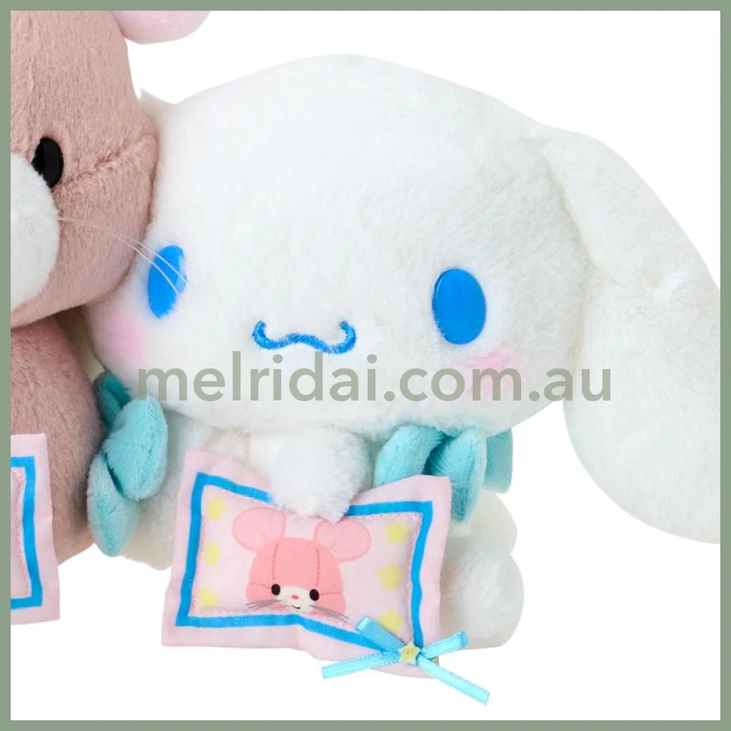 SANRIO x Yoshitoku | Retro Plush Collection Toy Doll Set 30×13×22cm (Cinnamoroll)