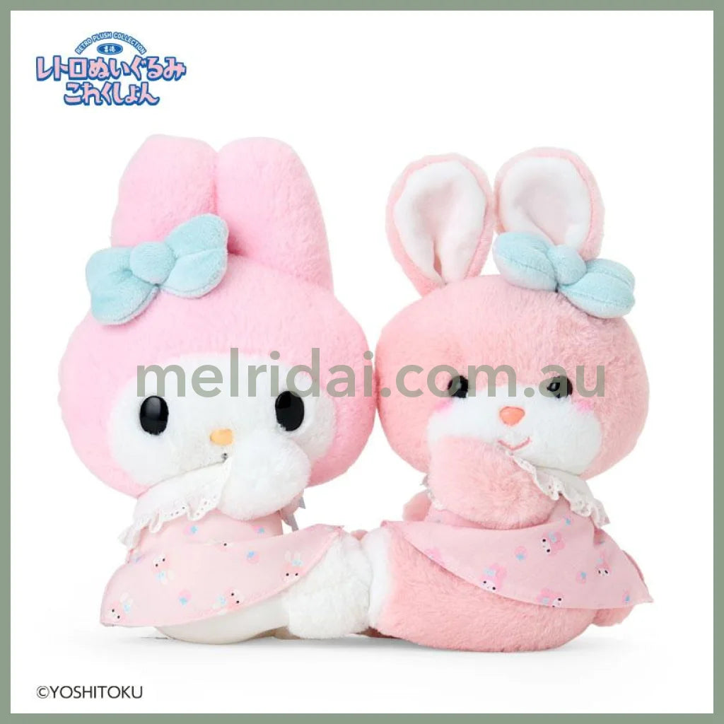 SANRIO x Yoshitoku | Retro Plush Collection Toy Doll Set 30×13×22cm (My Melody)