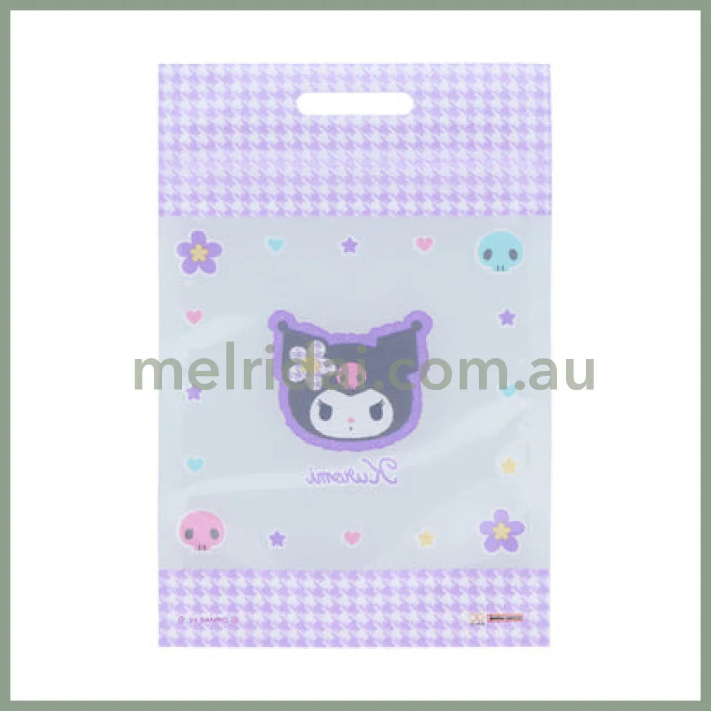 Sanrio | Y2K Gift Shopper Bag 5Pcs W100×H150×D1Mm (Kuromi) 日本三丽鸥 复古风 自封袋/塑封袋（库洛米）