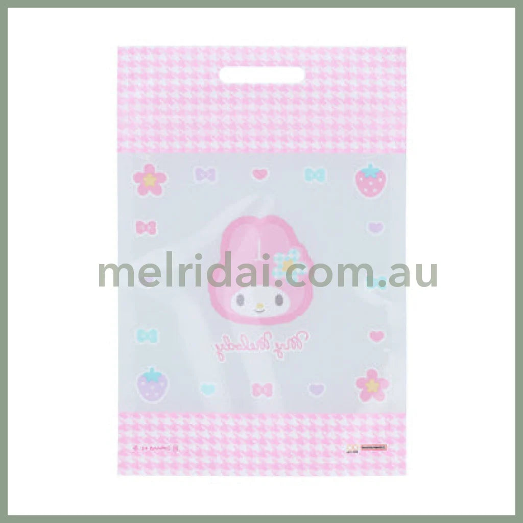 Sanrio | Y2K Gift Shopper Bag 5Pcs W100×H150×D1Mm (My Melody) 日本三丽鸥 复古风 自封袋/塑封袋（美乐蒂）