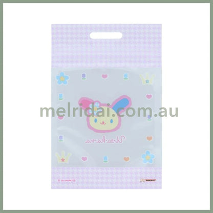 Sanrio | Y2K Gift Shopper Bag 5Pcs W100×H150×D1Mm (Usahana) 日本三丽鸥 复古风 自封袋/塑封袋（米花兔/花小兔）