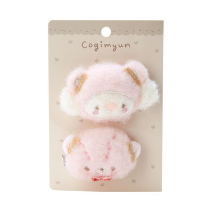 Sanrio | Cogimyun Plush Hair Clip Set Hand Made Bear /