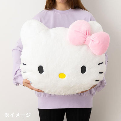 SANRIO | Pom Pom Purin Pompompurin Face-shaped Cushion 76×15×42cm