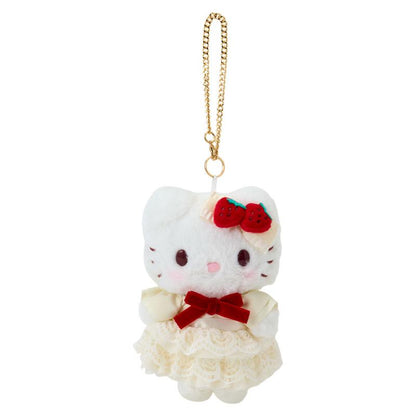 【Limite 1/Customer】Sanrio | Hello Kitty Plush Mascot Keychain Bag Charm W11×D6×H14.5Cm (Shortcake)
