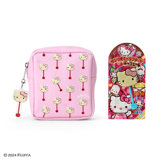 Sanrio × Fujiya | Chocolate Bar & Pouch 11.5×5×13Cm (Hello Kitty)