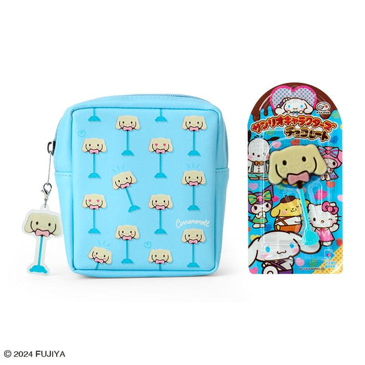 Sanrio × Fujiya | Chocolate Bar & Pouch 11.5×5×13Cm (Cinnamoroll)