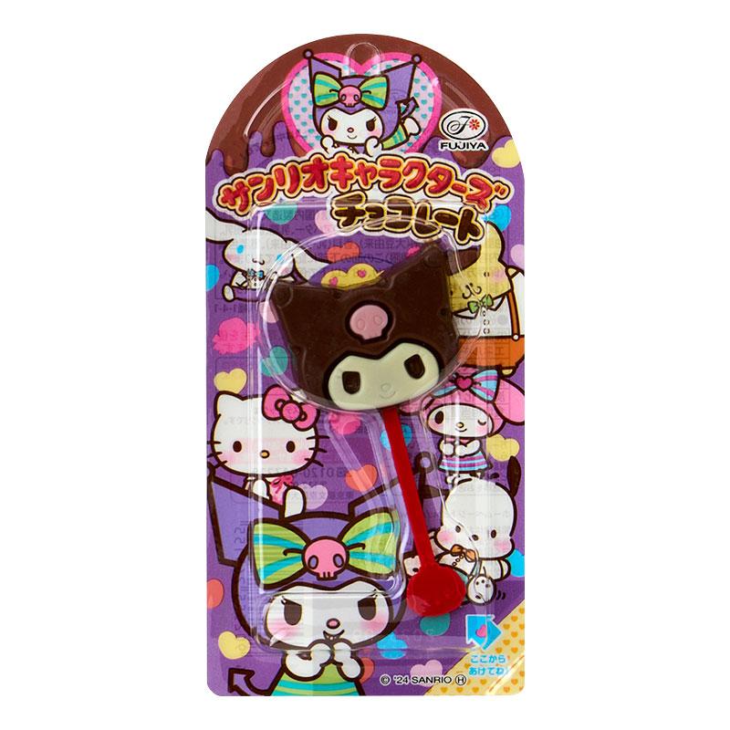 Sanrio × Fujiya | Chocolate Bar & Pouch 11.5×5×13Cm (Kuromi)