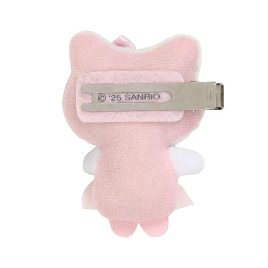 【Limit 3/customer】SANRIO | Secret Hair Clip Blind Box 9.4 x 9.1 x 2.3cm (White Cat Ballerina)