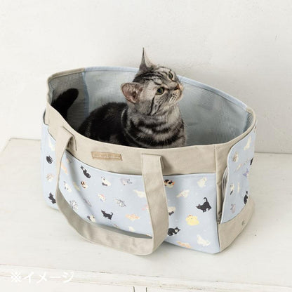 SANRIO | Cat Carrier Bag Travel - Friendly Tote Bag 44 x 18 x 28cm (Always Together My Pet)