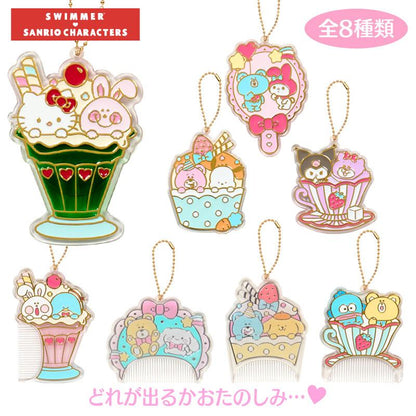 Sanrio x SWIMMER | Secret Charm Blind Box Mirror / Comb / Keychain 7.4cm W x 1.5cm D x 10cm (2nd Edition)