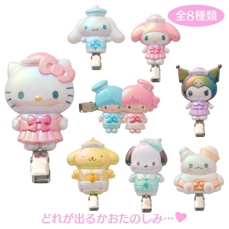 SANRIO | Secret Bangs Clip Hair Clip Blind Box 7.5 x 5.6 x 1.9cm (Sailor Collar)