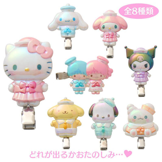 SANRIO | Secret Bangs Clip Hair Clip Blind Box 7.5 x 5.6 x 1.9cm (Sailor Collar)
