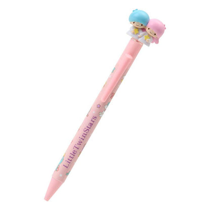 SANRIO | Mascot Ballpoint Pen Black 0.5mm (Little Twin Stars)
