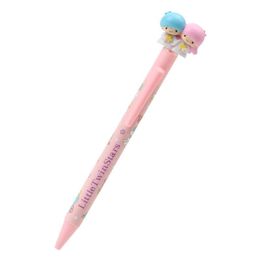 SANRIO | Mascot Ballpoint Pen Black 0.5mm (Little Twin Stars)