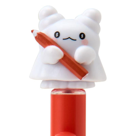 SANRIO | Mascot Ballpoint Pen Black 0.5mm (Hanamaruobake)