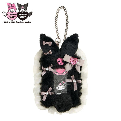 SANRIO | Kuromi Plush Card Case Card Holder Keychain 90 x 64 m (Melousa Romiusa)