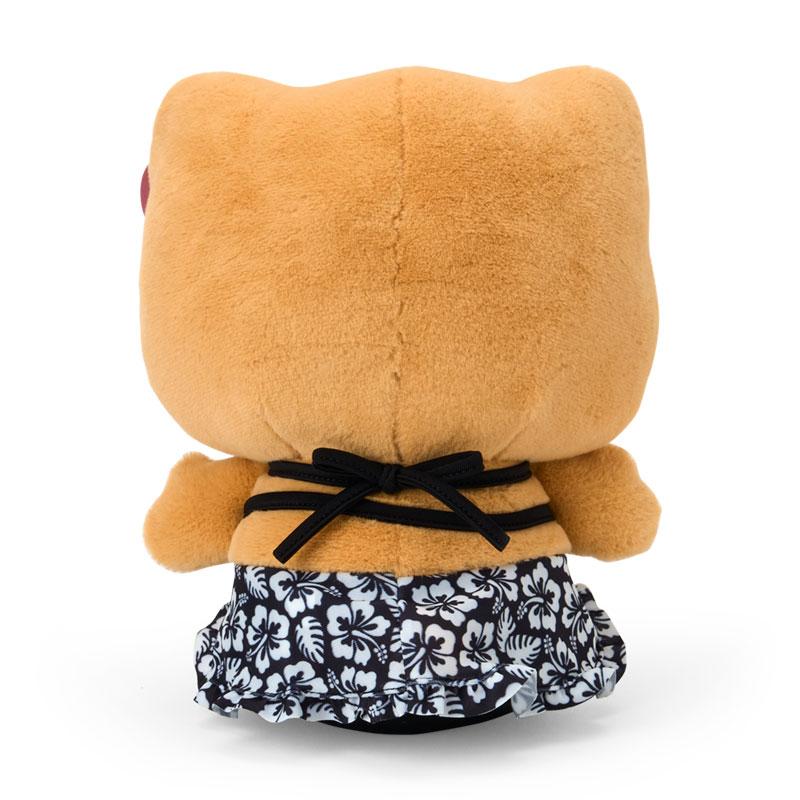 SANRIO | Hello Kitty Black Tanned Plush Toy Plush Doll 16.5×15×21cm (Endless Summer Vacation / Coconut Vacation