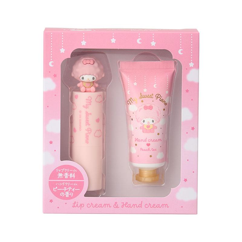 SANRIO | My Sweet Piano Lip Balm (Unscented) & Hand Cream (Peach Tea)