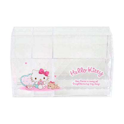 SANRIO | Hello Kitty Cosmetic Desk Organizer 170×93×100mm (Relaxing)