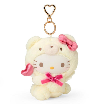 SANRIO | Hello Kitty Mascot Holder Plush Keychain Bag Charm 120×80×140mm (Fluffy Angel Bear)