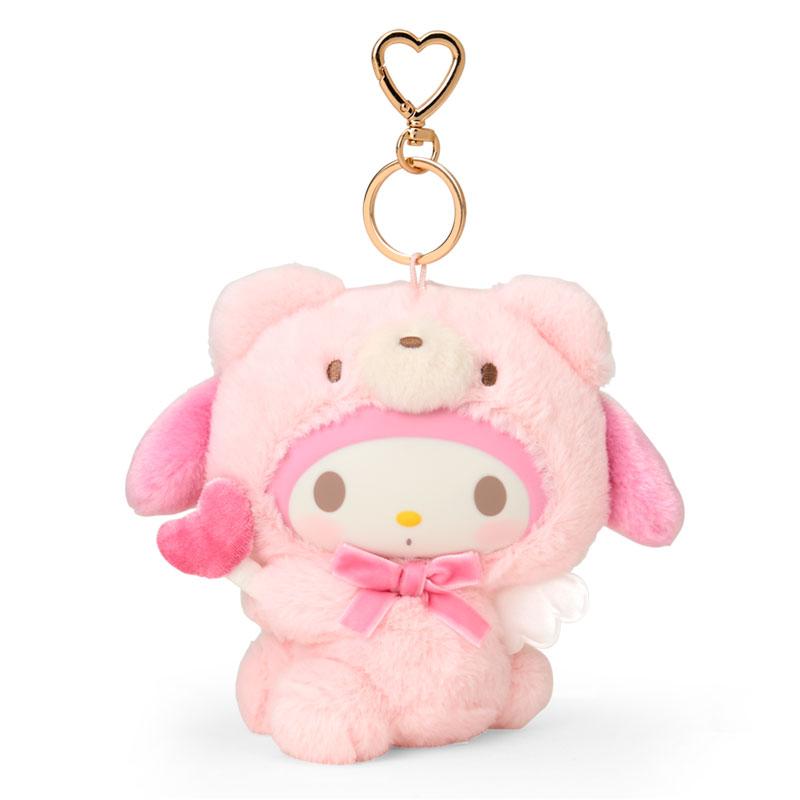 SANRIO | My Meoldy Mascot Holder Plush Keychain Bag Charm 120×80×140mm (Fluffy Angel Bear)