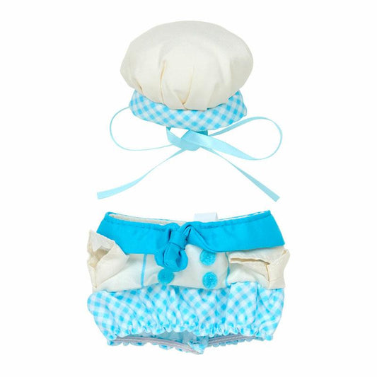 SANRIO | Chef Uniform Light Blue Dress-up Clothes S 100×10×60mm (Pitatto Friends)