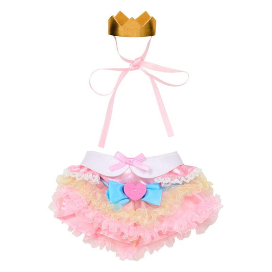 SANRIO | Princess Dress Ruffles & Tiara Dress-up Clothes S 140×15×80mm (Pitatto Friends)