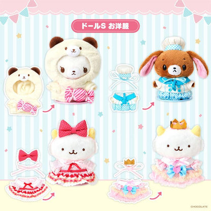 SANRIO | Princess Dress Ruffles & Tiara Dress-up Clothes S 140×15×80mm (Pitatto Friends)